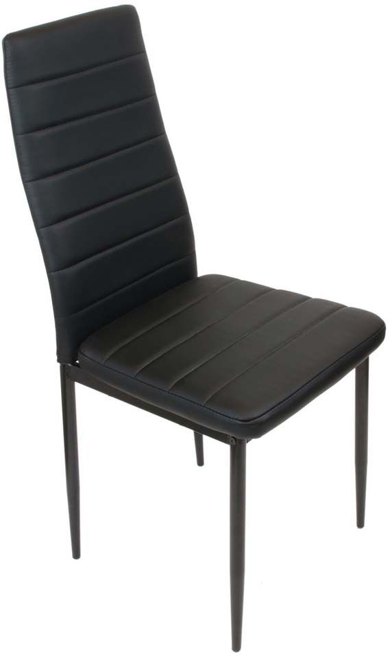 Chaise assise et dossier en PVC Victor