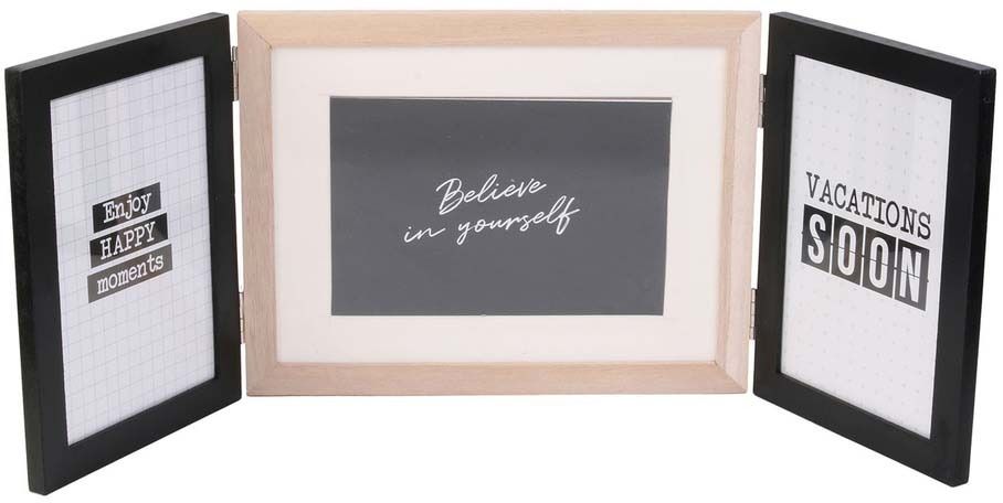 Cadre photo triptyque Happy working