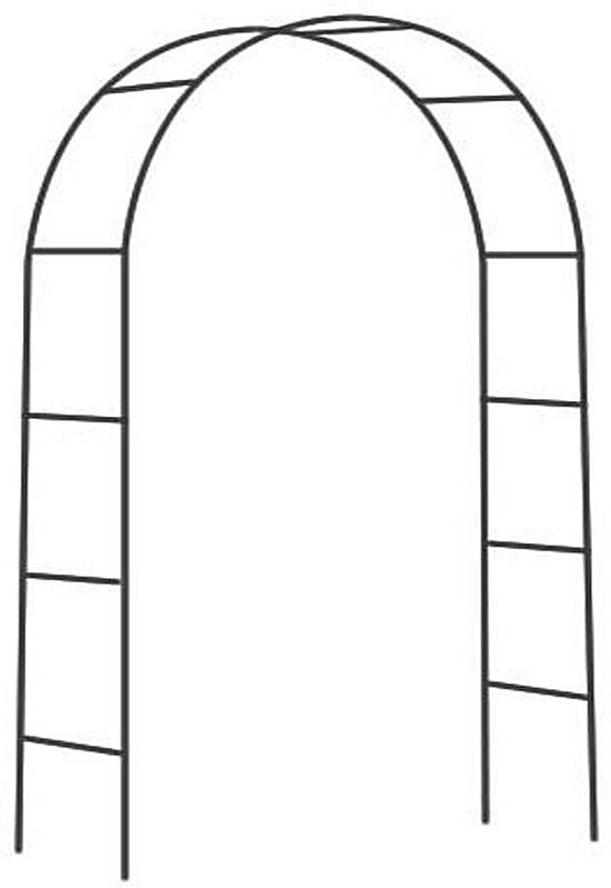 Arche déco en fer noir Atea