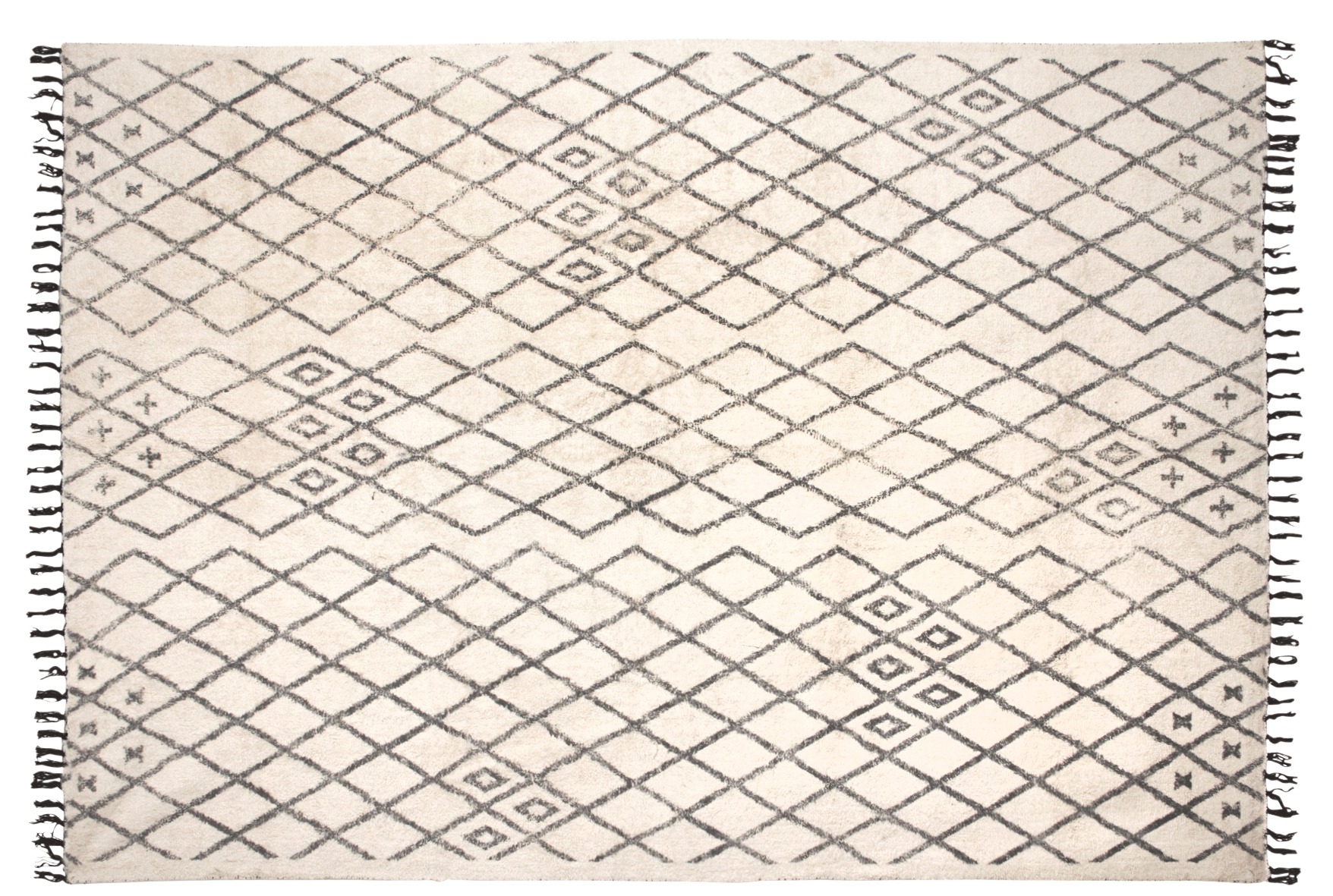 Tapis berbère en coton Masuna 200 x 300 cm