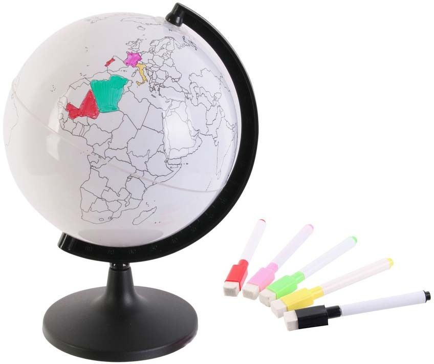 Globe terrestre à personnaliser