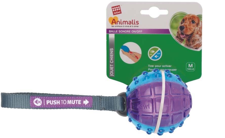 Balle sonore en plastique pour chien 22.5 cm