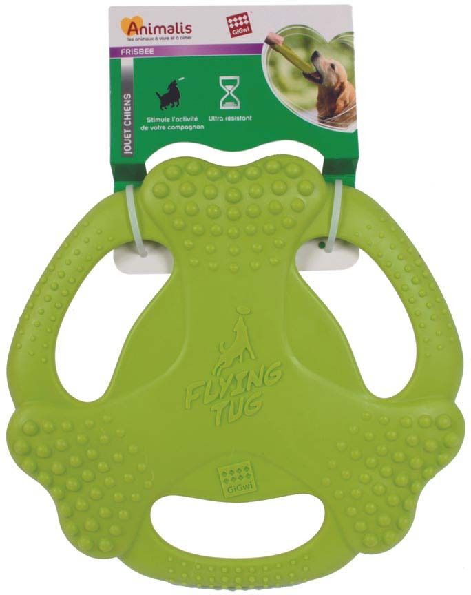 Frisbee coloré en plastique pour chien 24 cm