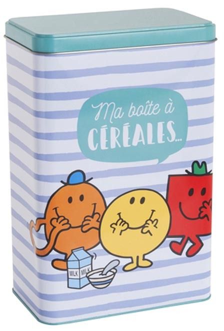 Boite à céréales en métal Monsieur Madame