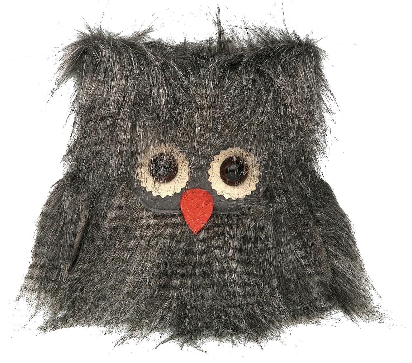 Cale-porte en tissu hibou