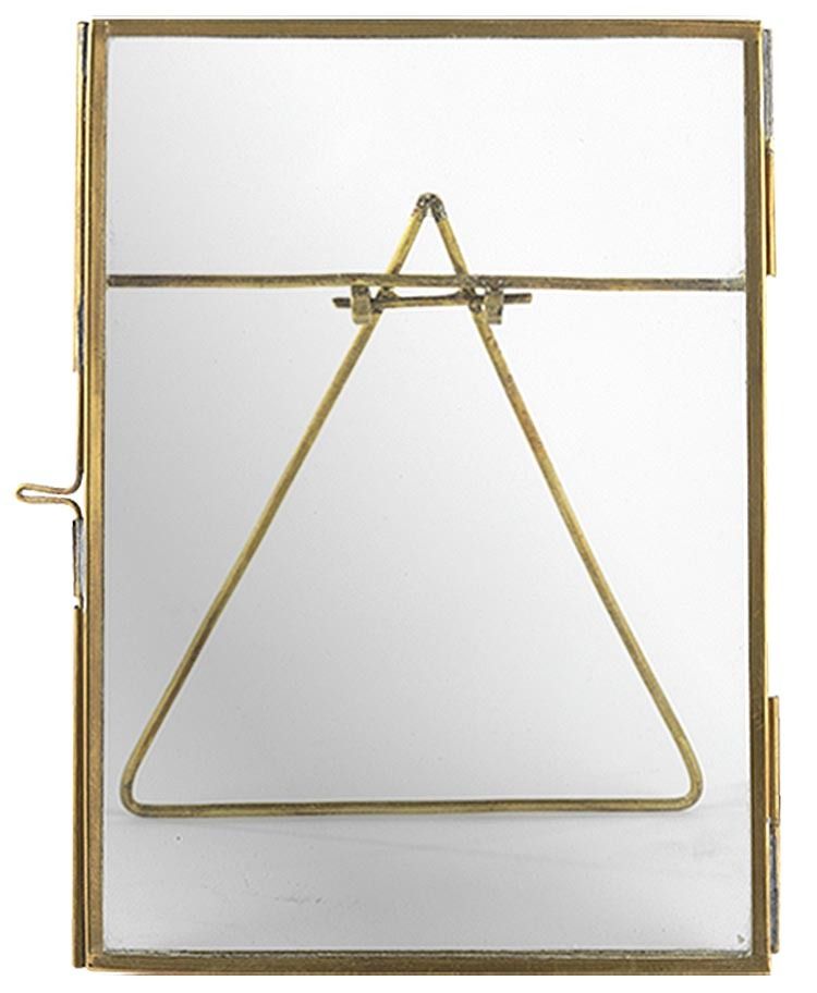 Cadre en laiton antique fabrication main Danta 13 x 18 cm