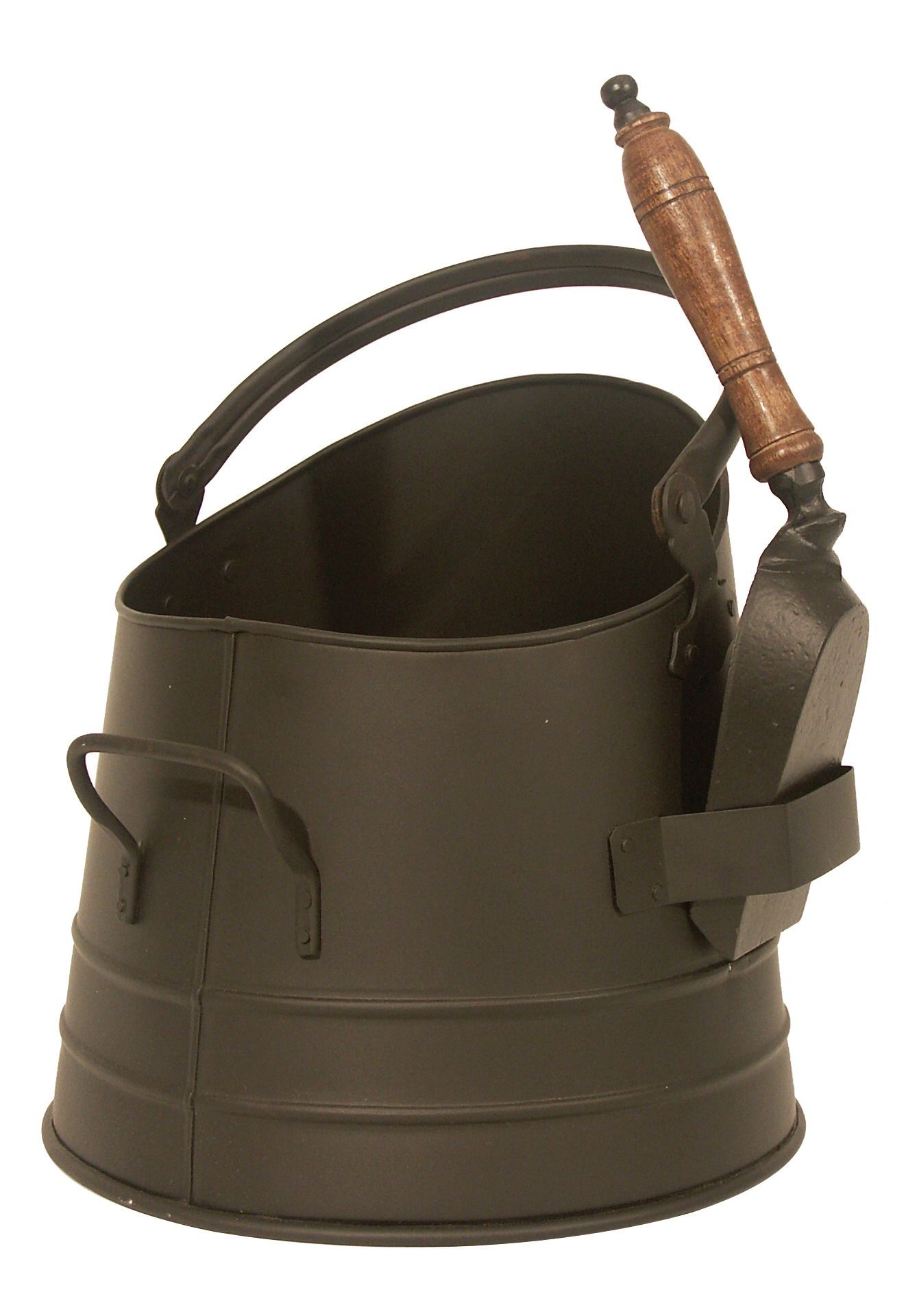 Seau à cendres en métal avec pelle