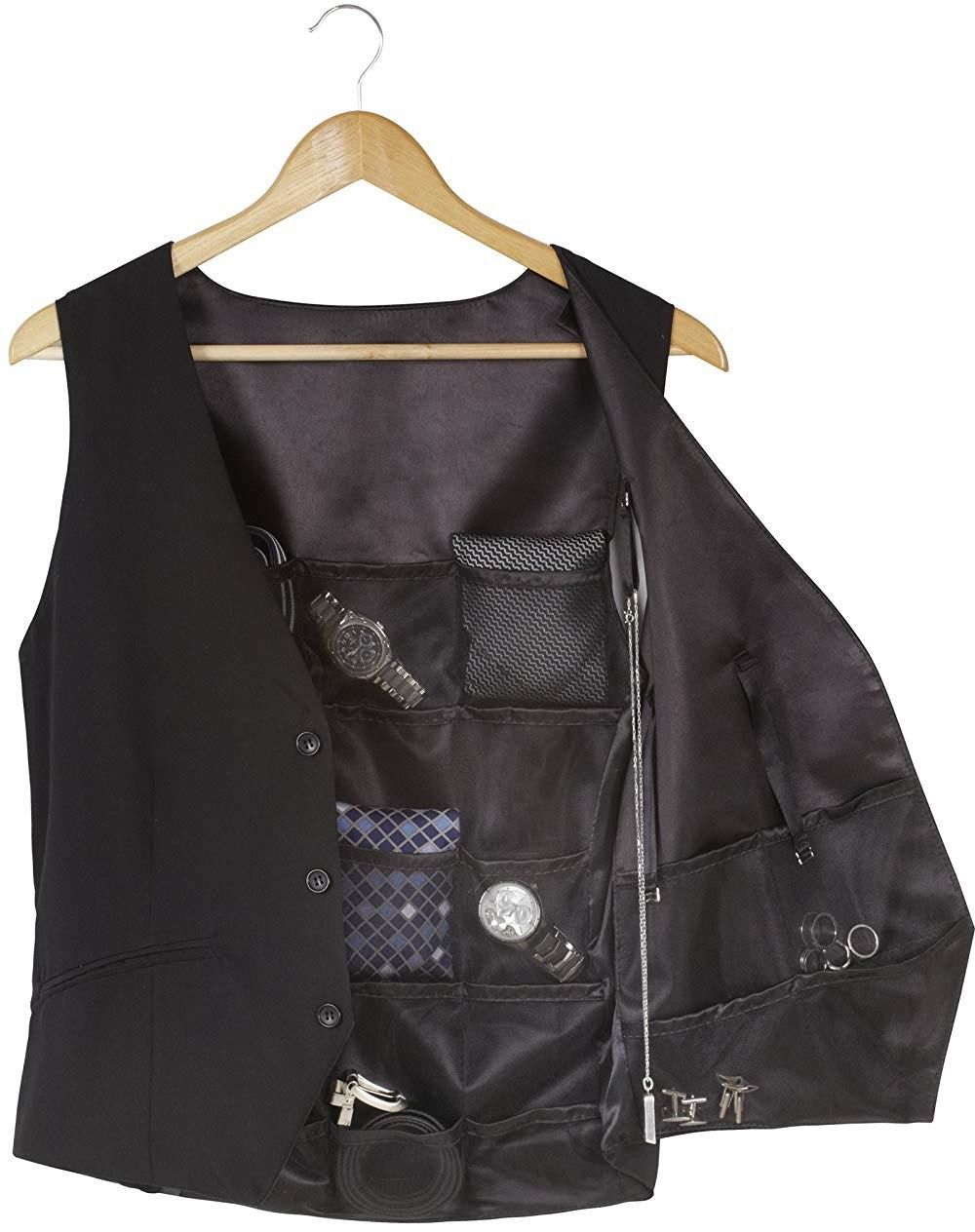 Veste range bijoux de voyage pour homme