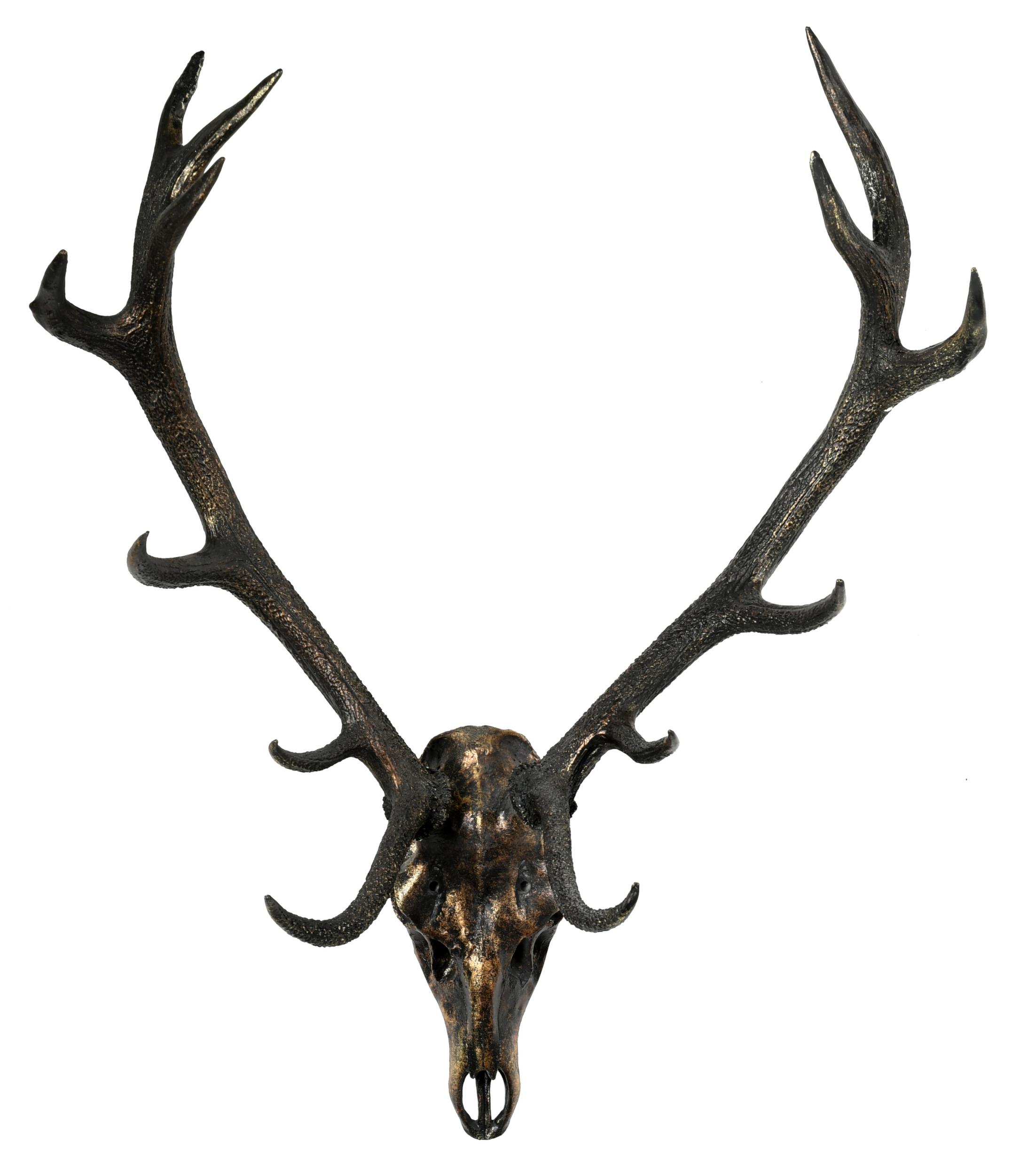 Tête de cerf en résine