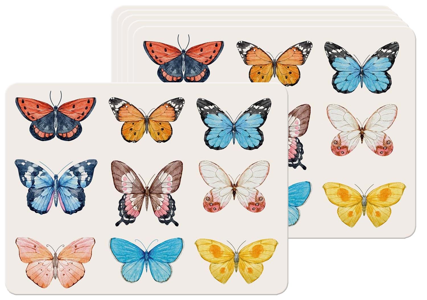 Set de table en vinyle Papillons Lot de 6