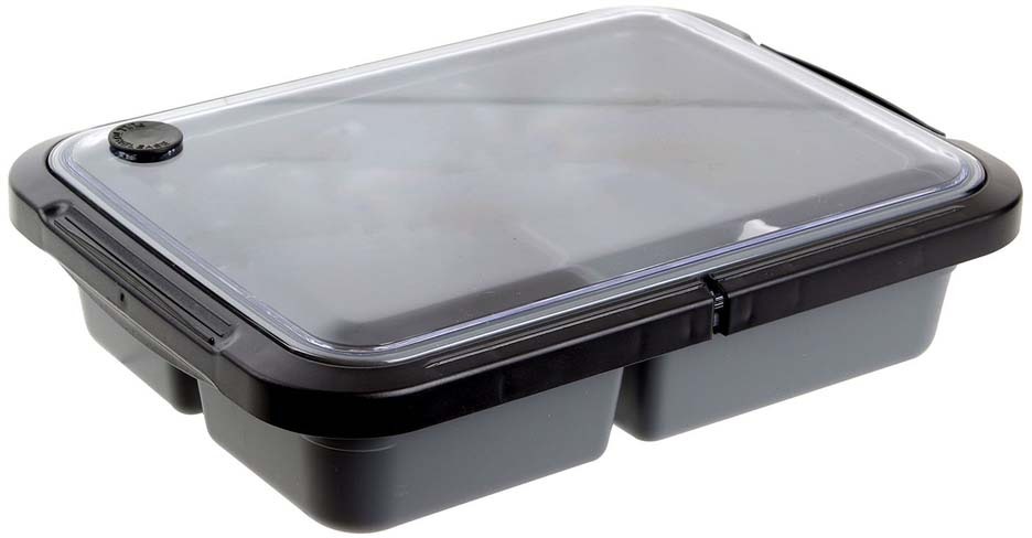 Lunch box 3 compartiments fermeture sécurisée 1 litre