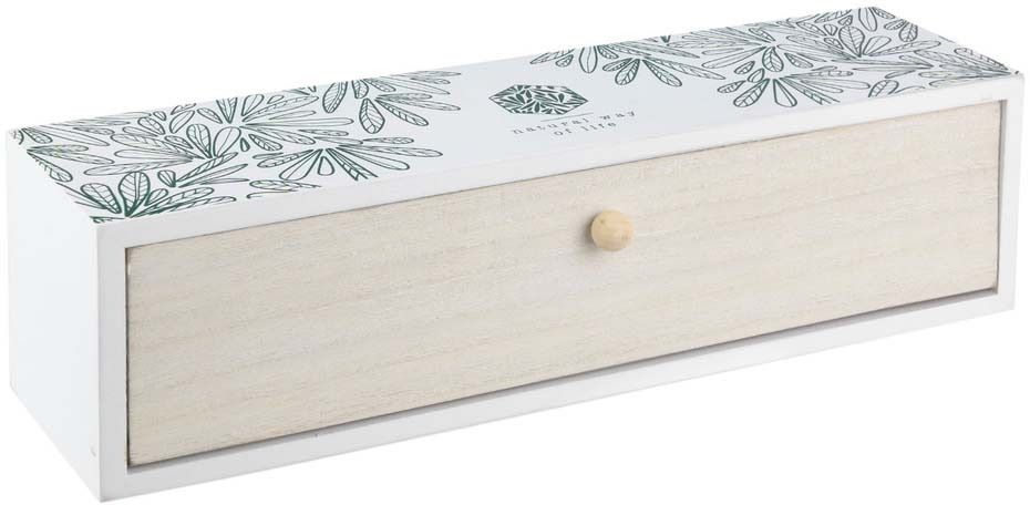 Boite à thé en bois Natural life