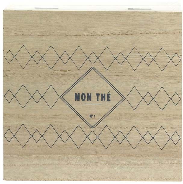 Boite à thé en bois Oslo Thé