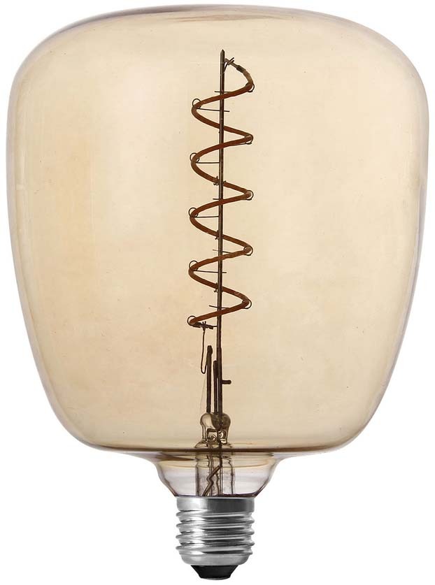 Ampoule carrée LED ambré 14 cm Unitaire