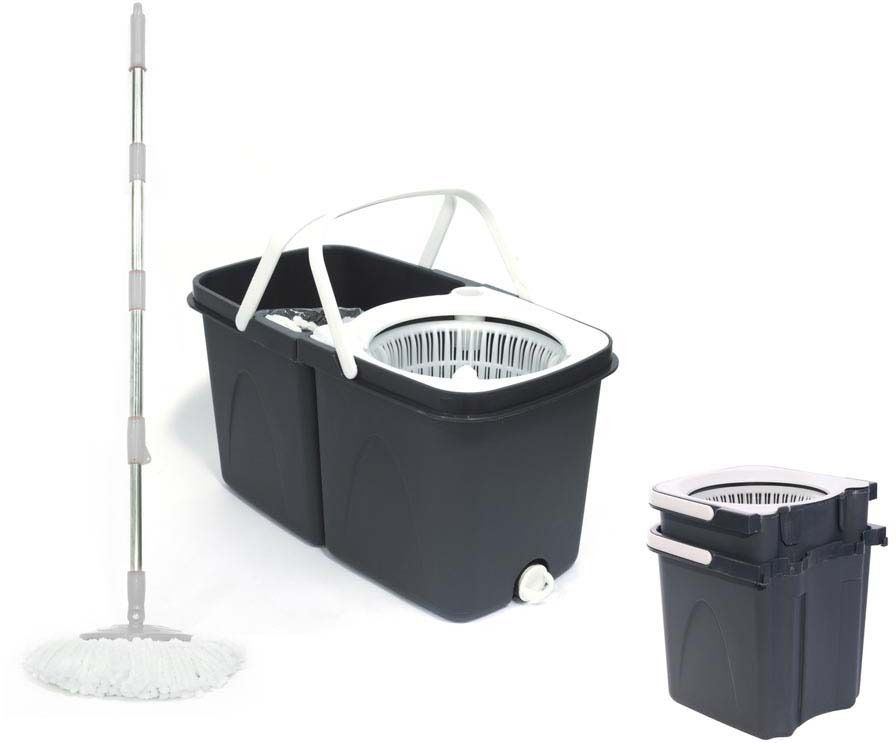 Seau essoreur avec balai Mop