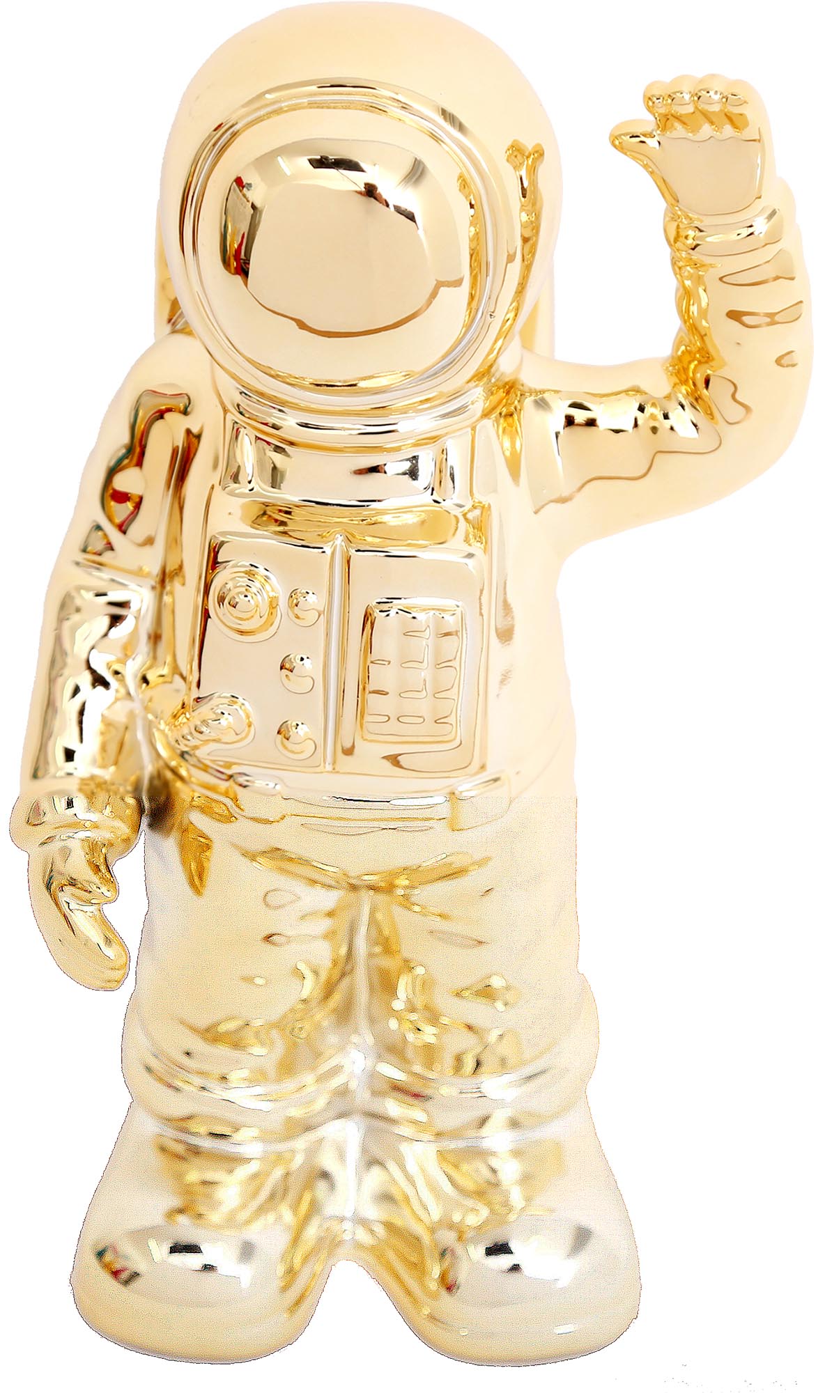 Tirelire dorée astronaute 25 cm