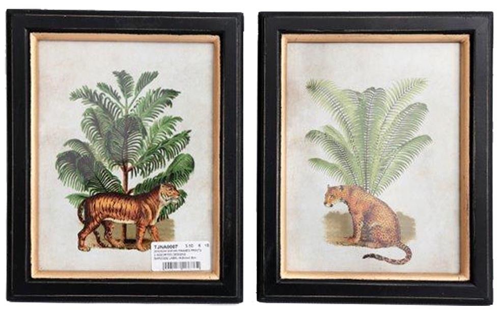 Cadre motif safari 20 x 25 cm (Lot de 2)