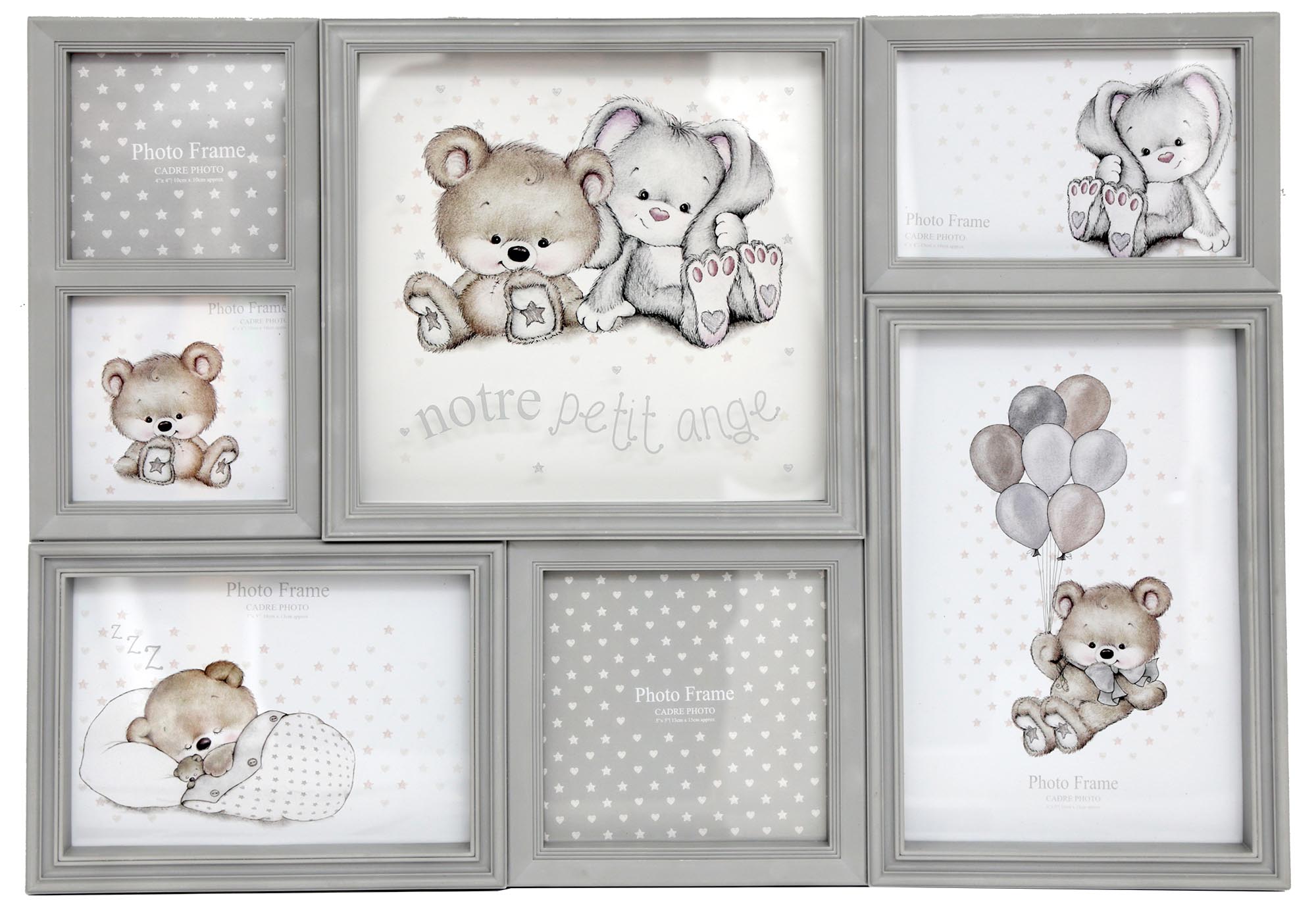 Pêle-mêle 7 photos enfant 49 x 43 cm