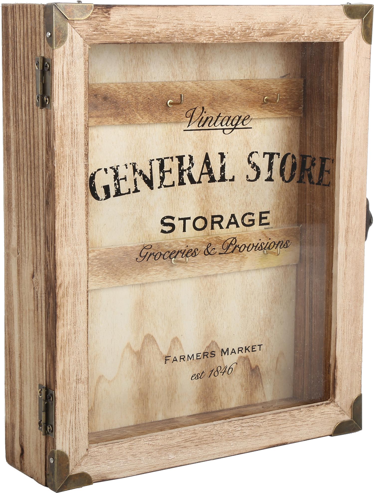Boite à clés en bois General store