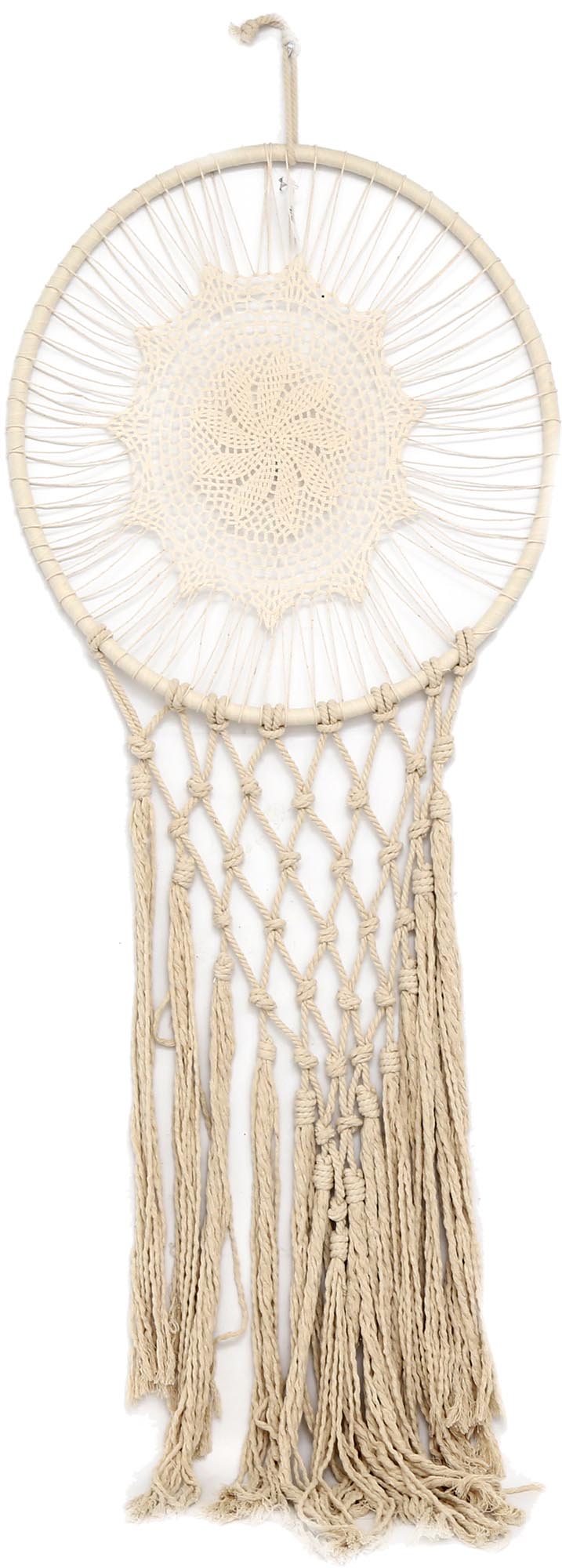 Attrape rêve en macramé 60 cm