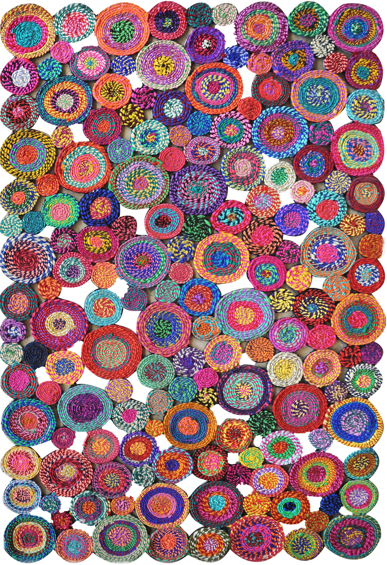 Tapis en coton recyclé Bilbao 180 x 120 cm