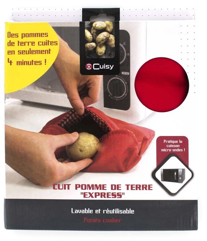 Cuit pommes de terre express spécial micro-ondes