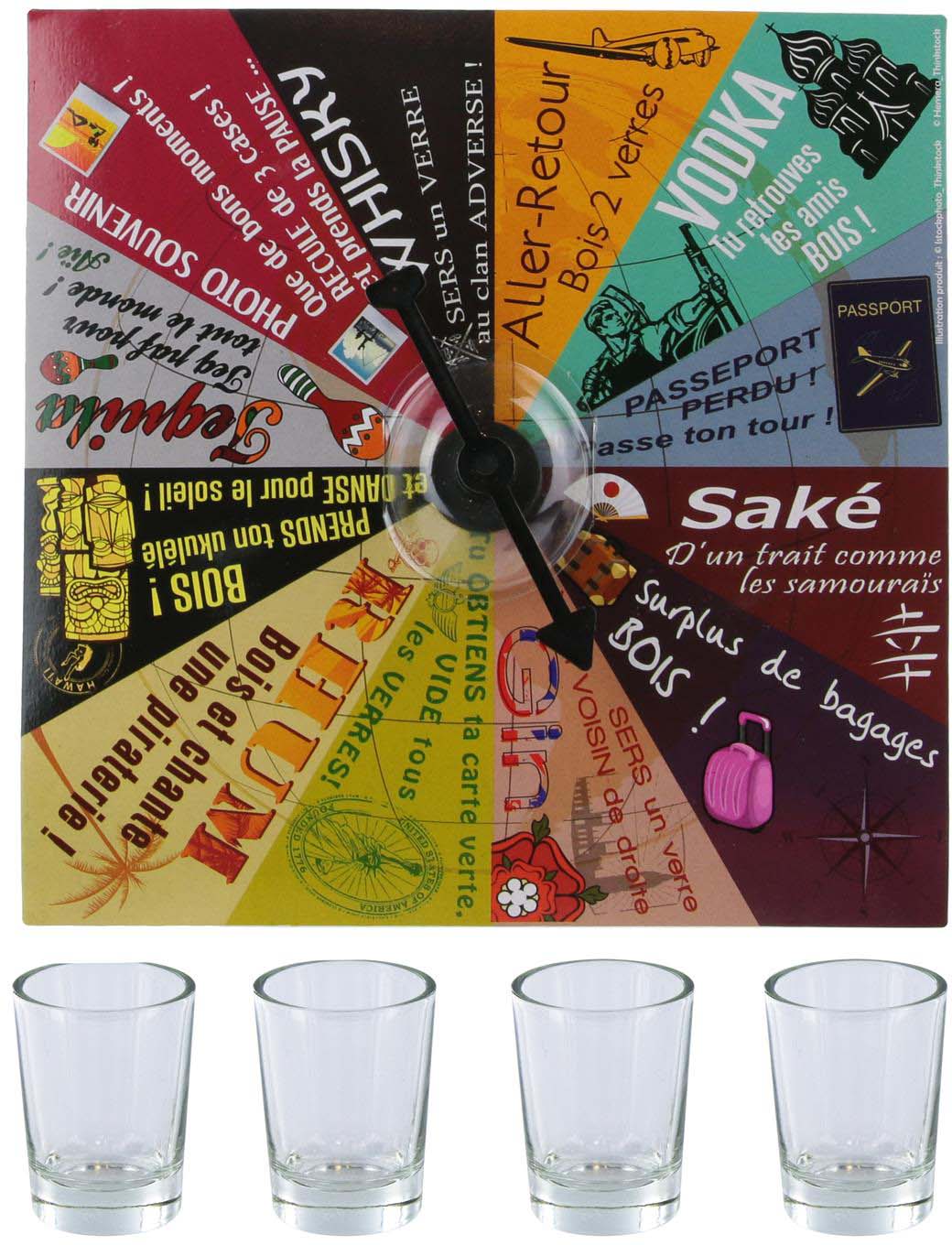 Jeu à boire plateau infernal Roulette