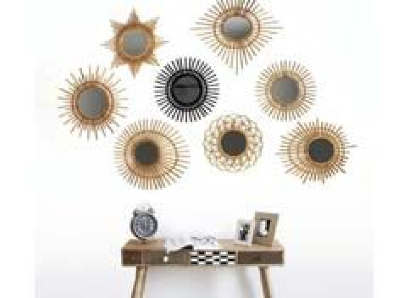 Miroir rotin : graphique et stylé, découvrez la tendance déco !