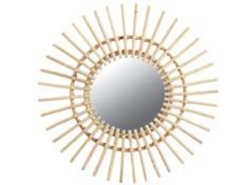 Notre superbe sélection de miroirs soleils en rotin !