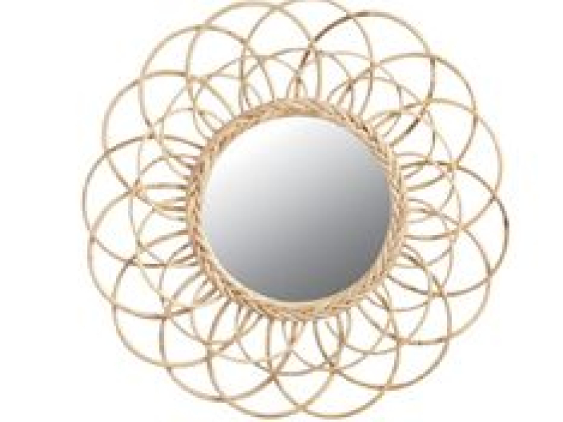 Miroir rotin fleur : 6 idées déco tendances !