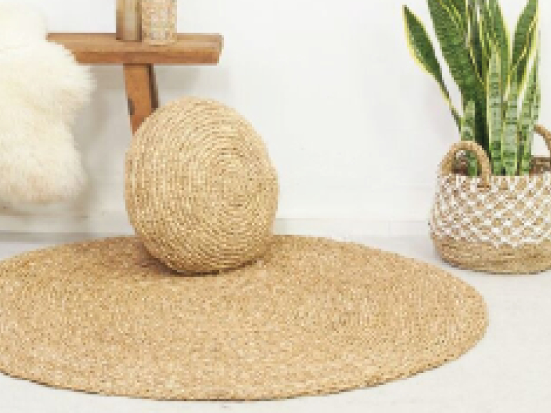 Craquez pour l'originalité du tapis rond pour le salon !