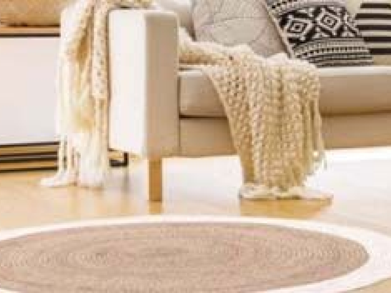 5 idées déco avec le tapis de salon en jute !