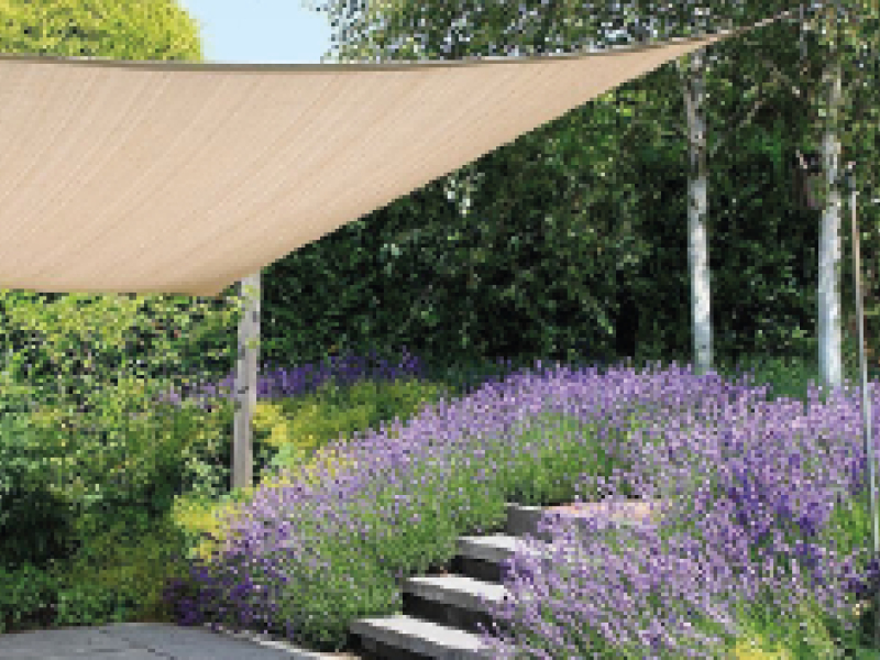 Voile d'ombrage rectangulaire : pratique et design