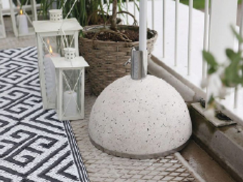 Le socle de parasol : une pièce essentielle, à ne pas négliger