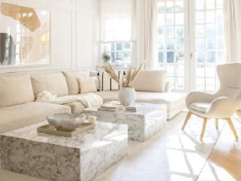 Salon monochrome : 4 inspirations de séjours unis !
